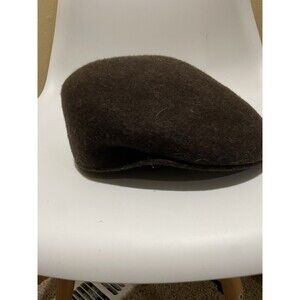 Men’s Pendleton Brown Cuffley Wool Hat One Size newsie newsboy cap